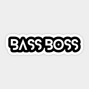 Bass Boss Guitar Player Musician Fashion Sticker